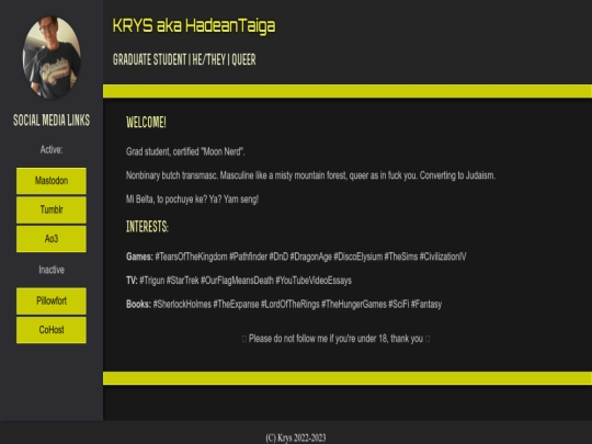 index screenshot
