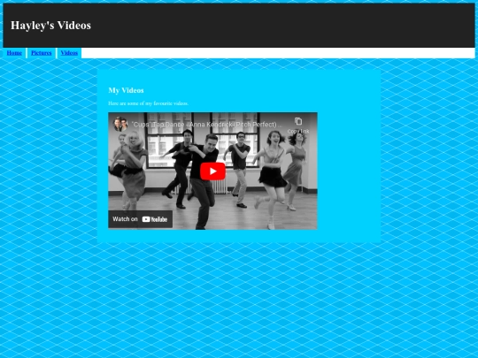 videos screenshot