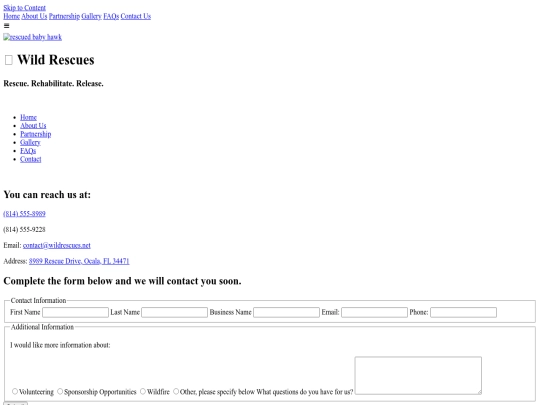 contact screenshot