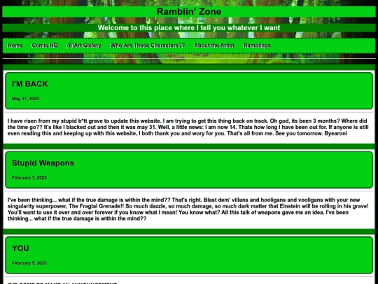 blog screenshot