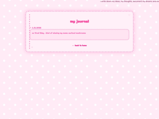 journal screenshot