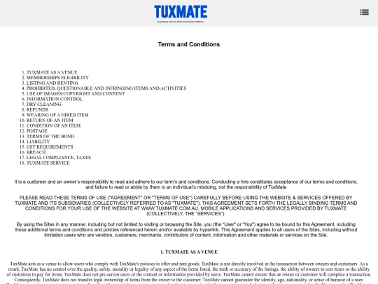 tandc screenshot