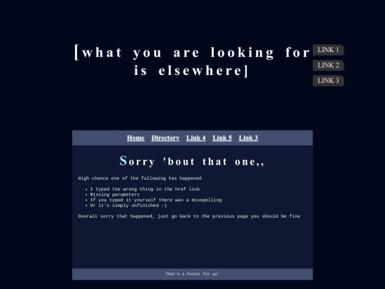 not_found screenshot
