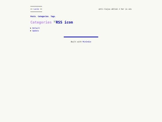 categories screenshot