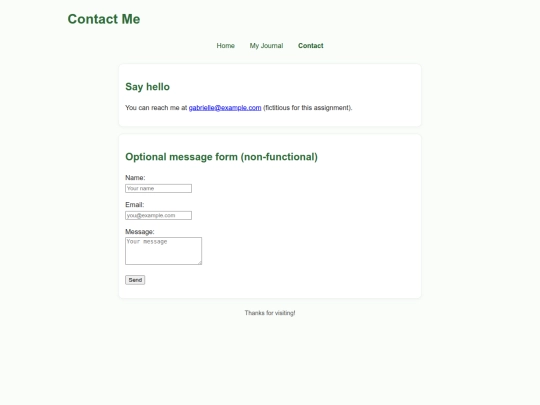 contact screenshot