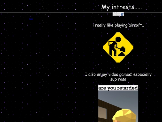 intrests screenshot