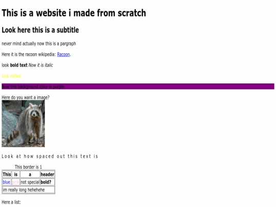 index screenshot