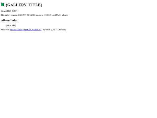 gallery/MelonGallery/templates screenshot