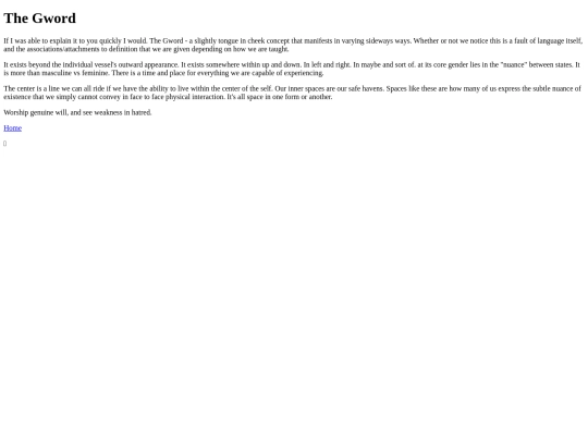 Gword screenshot