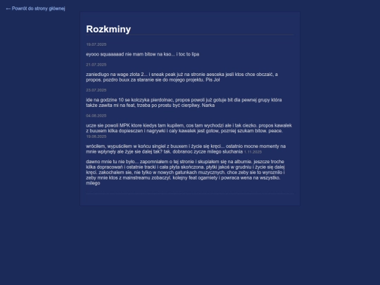 rozkminy screenshot