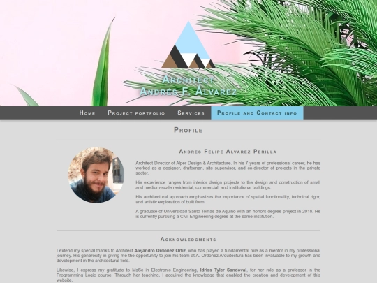 profile screenshot