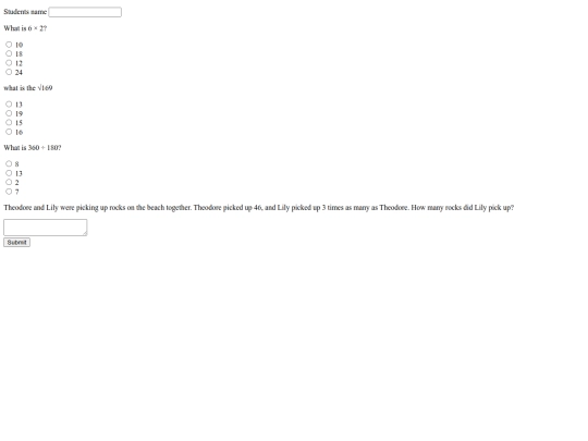 form screenshot