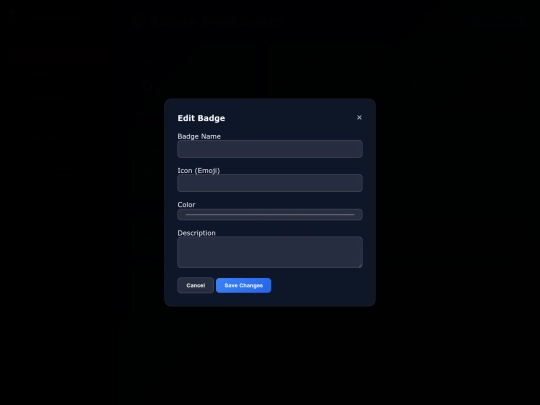 admin screenshot