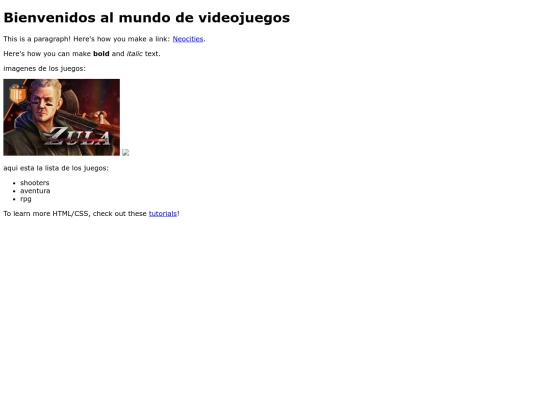 index screenshot