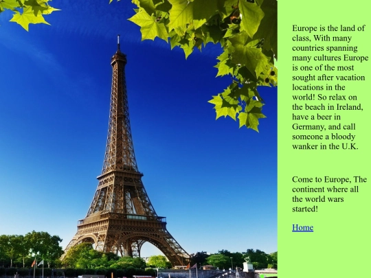 europe screenshot
