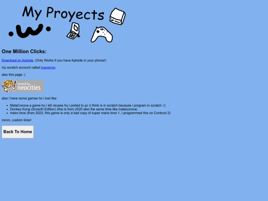 proyects screenshot