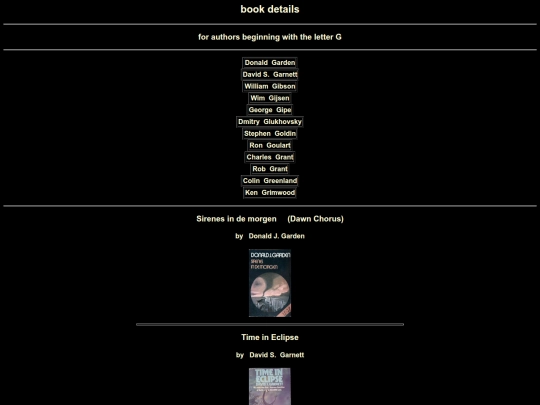 kurtsbooks/booksbyauthor_G screenshot