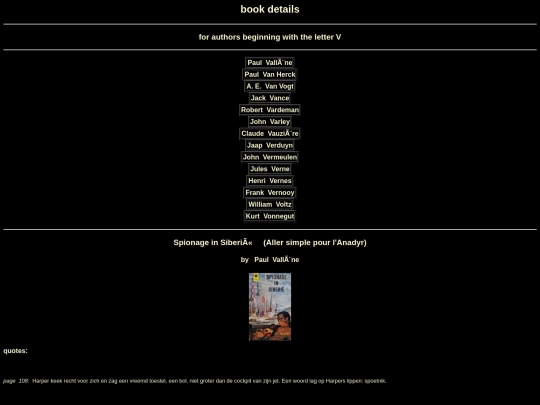 kurtsbooks/booksbyauthor_V screenshot