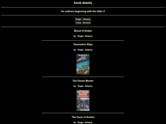 kurtsbooks/booksbyauthor_Z screenshot