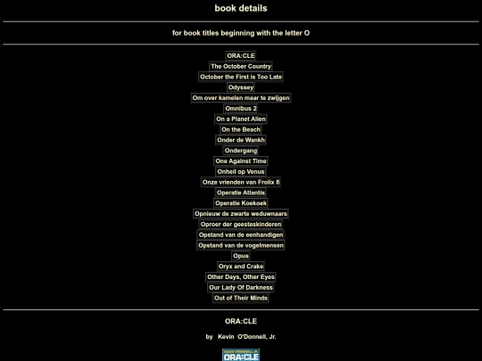kurtsbooks/booksbytitle_O screenshot