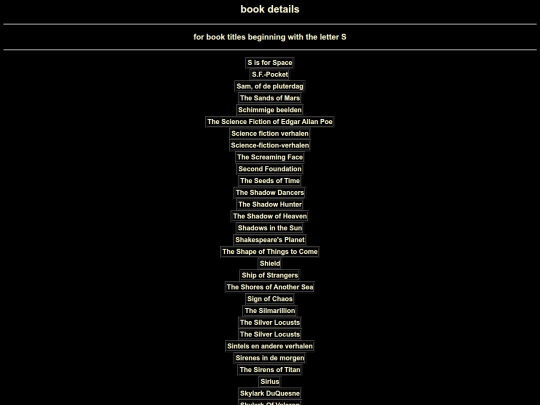 kurtsbooks/booksbytitle_S screenshot