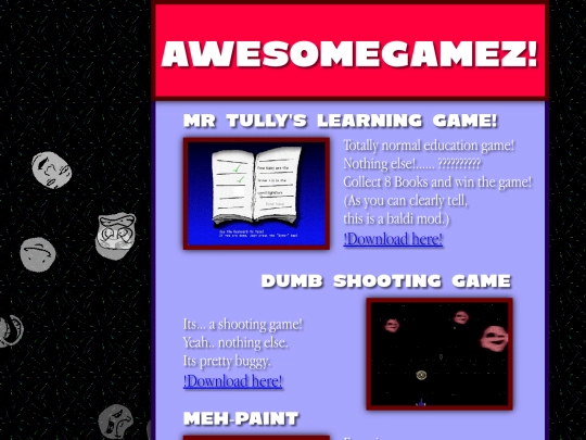 Games screenshot