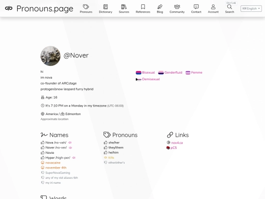 pronom screenshot