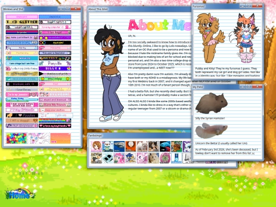 AboutMe screenshot