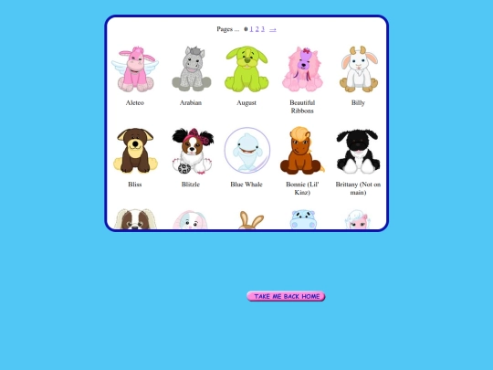 Collections/Webkinz/Webbies screenshot