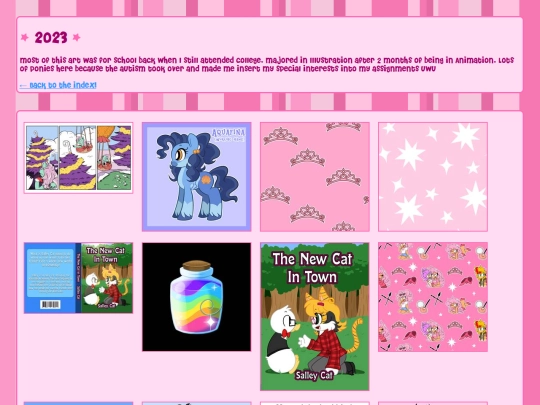 Portfolio Site/2023 screenshot