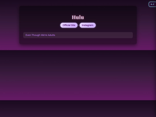 Hulu screenshot