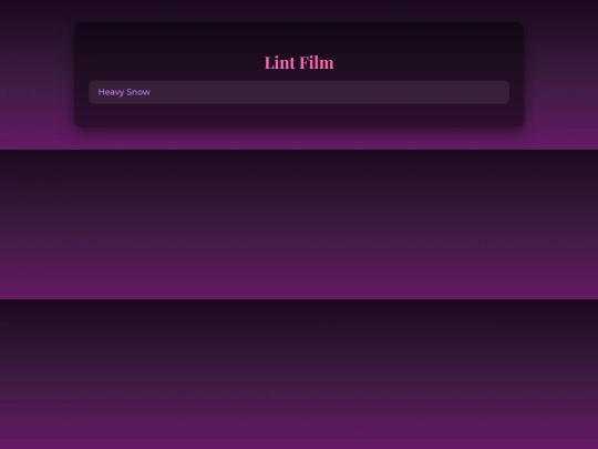 LintFilm screenshot