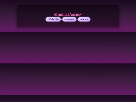 MinimalAgency screenshot