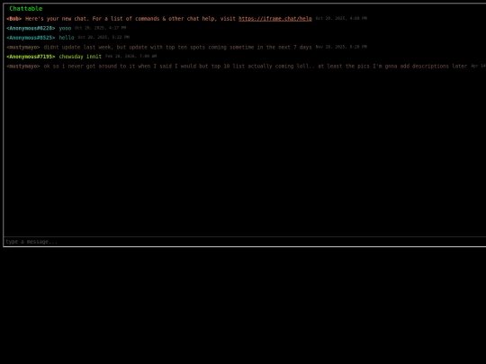 chat screenshot