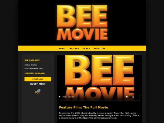 index/beehive screenshot
