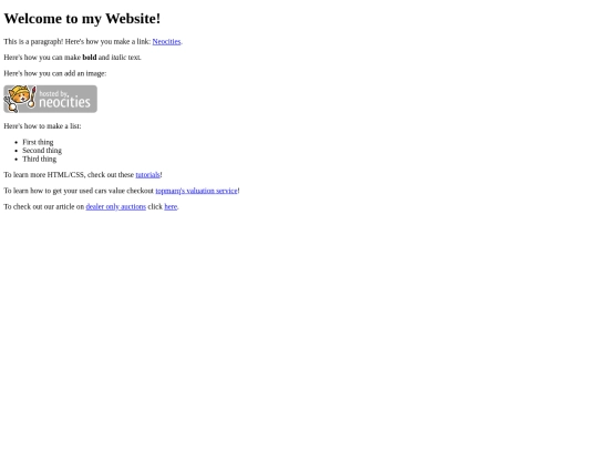 index screenshot
