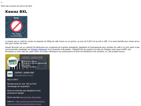 PP-test/epicerie screenshot