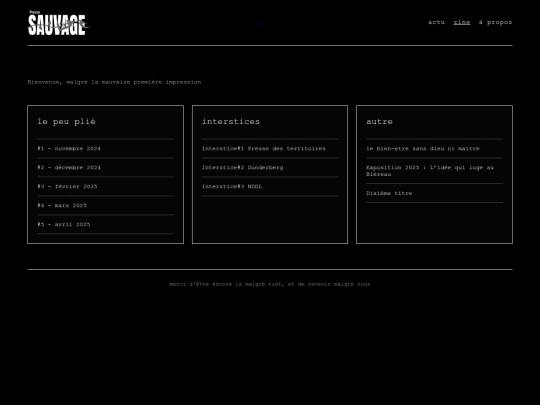 PP-test/pressesauvage/zine screenshot