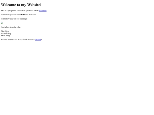 Learning screenshot