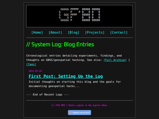 blog screenshot