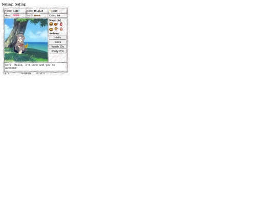 font test screenshot