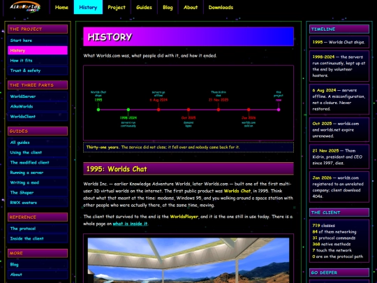history screenshot