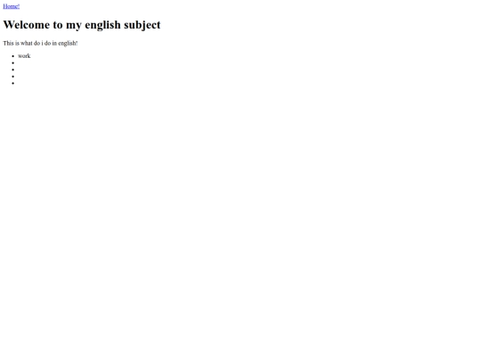 English screenshot