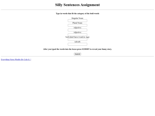 XSillySentences2 screenshot