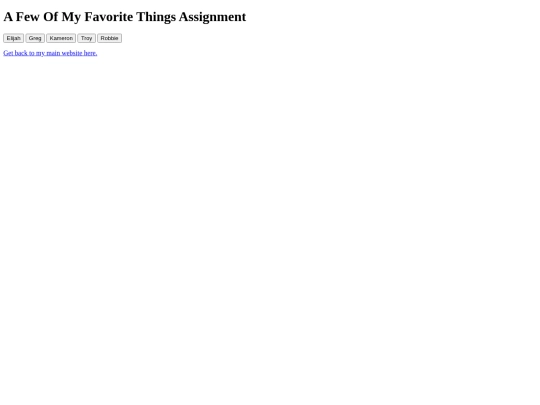 YFavoriteThings screenshot