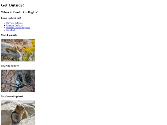 index screenshot