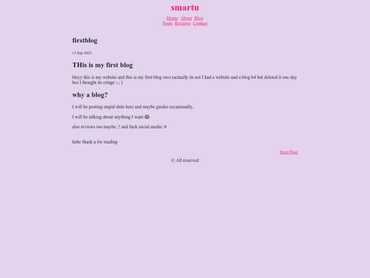 blog/first screenshot