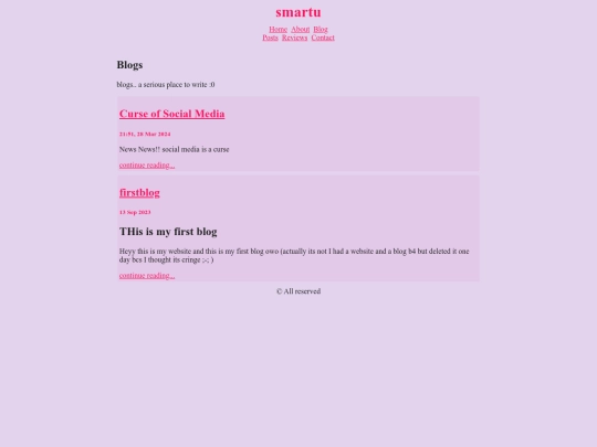 blog screenshot