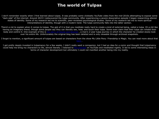 tulpas screenshot