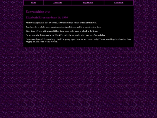 Entries/cares screenshot